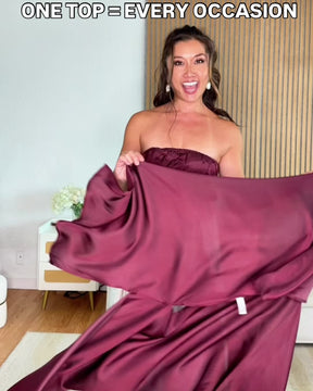 Multiway Silky Cape Top