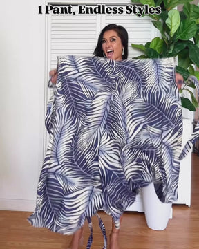Pant to Jumpsuit - Island Print