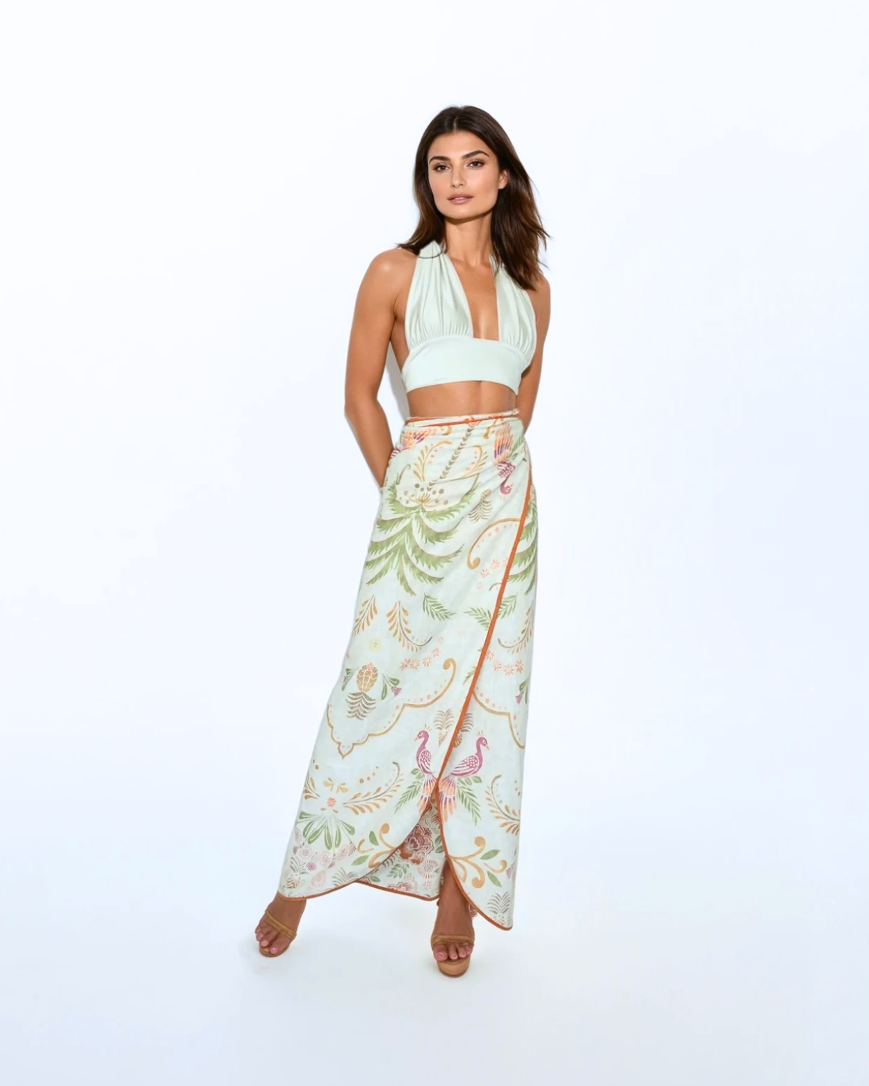 Reversible Wrap Skirt - Marbella