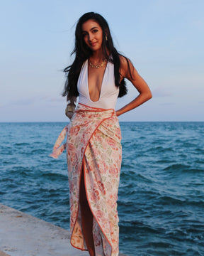 Reversible Wrap Skirt - Marbella