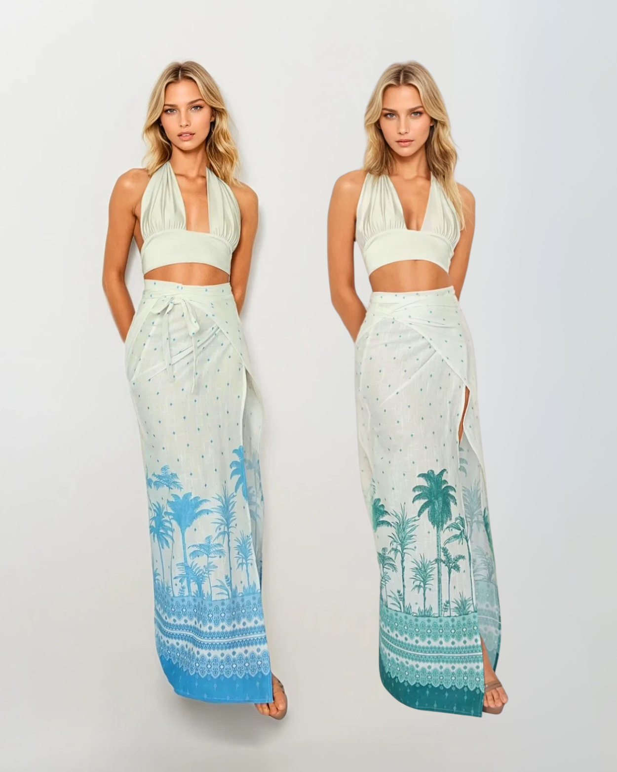 Reversible Wrap Skirt - Palma