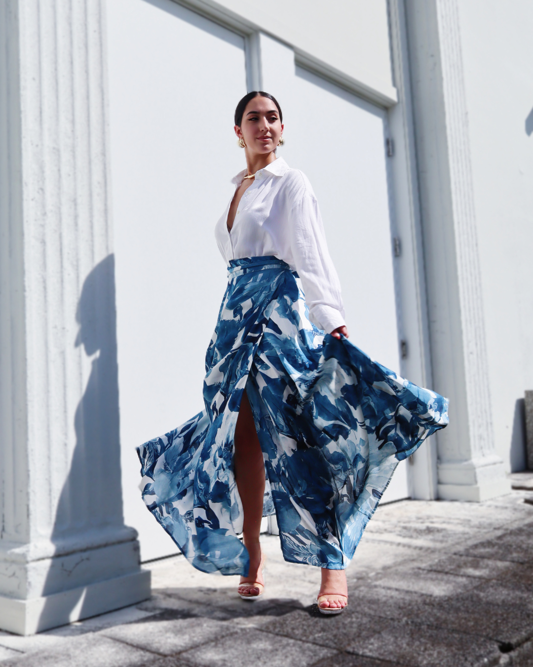 Embroidered Linen Shirt