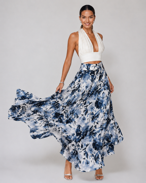 Falda de exhibición - Amapola roja