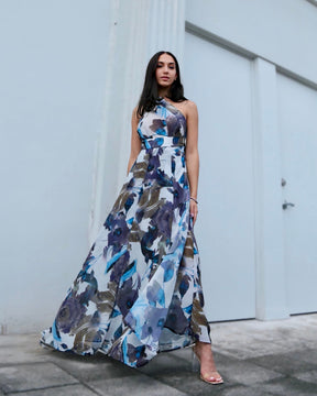 Show Skirt - Sapphire Bloom