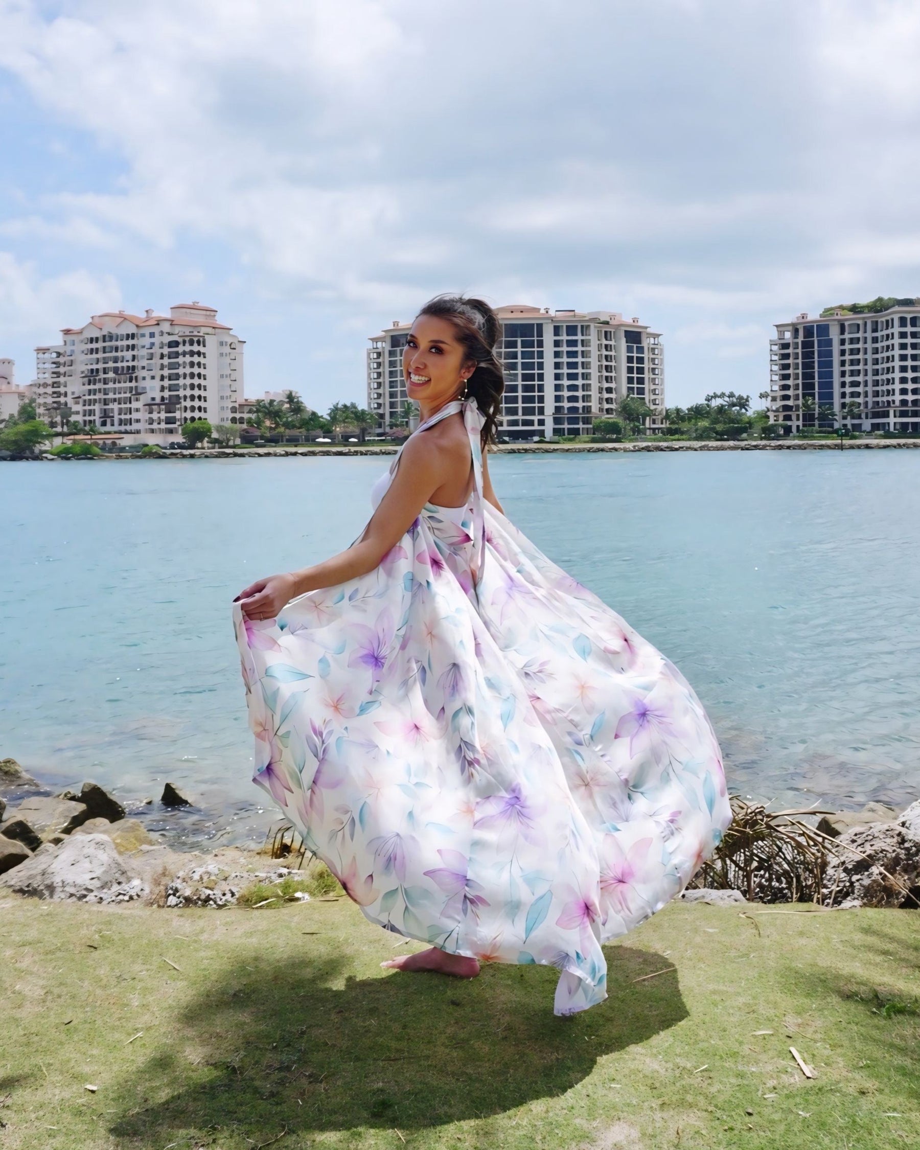 Show Skirt - Violet Bloom