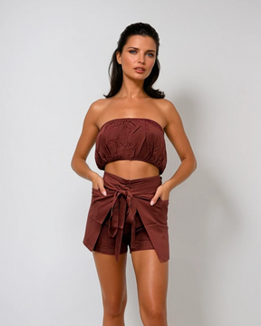 Terracotta_model1 Des:Model is 5’6” B Cup and wears size XS and US 0